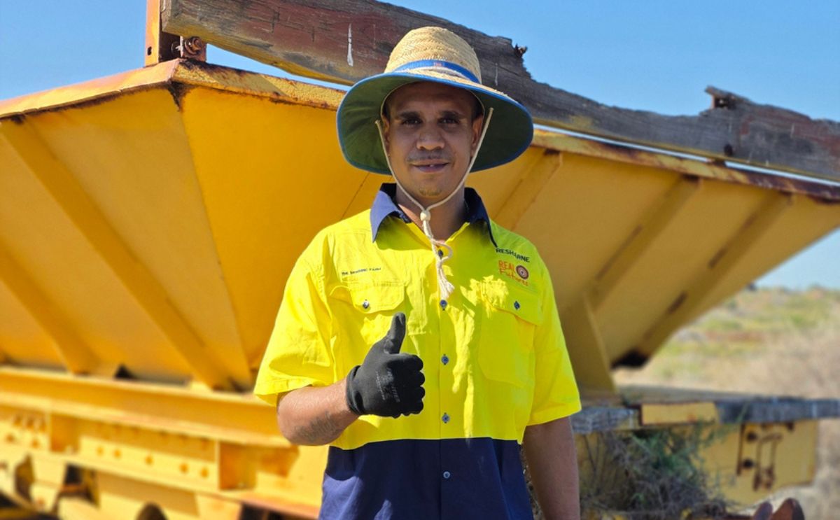 Resharne looking confident in workplace